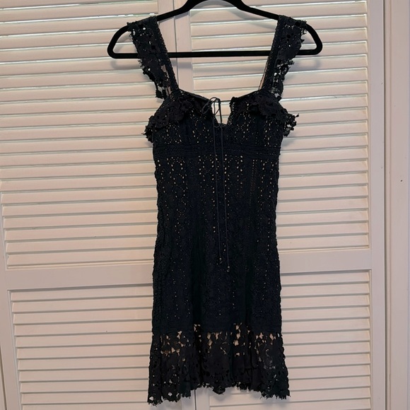 Free People Lace Corset key hole dress - Picture 1 of 11